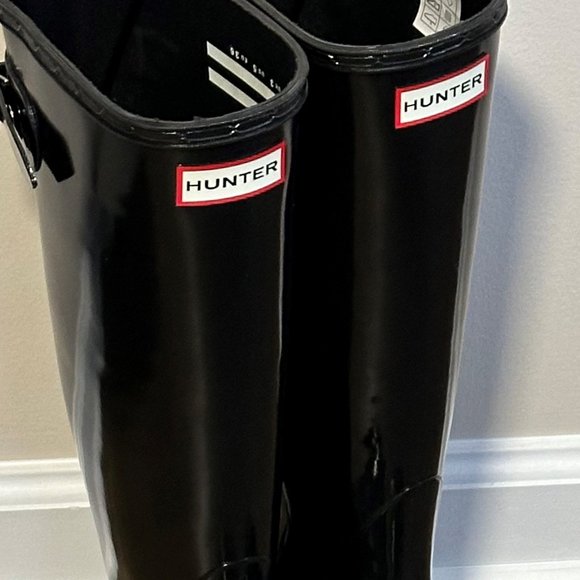 Hunter Original Tall Gloss Rain Boots NEW - Picture 7 of 12